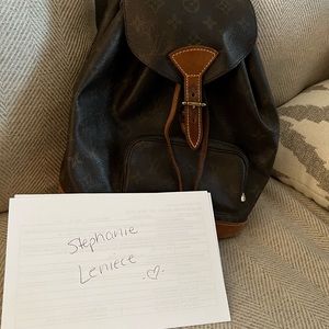 Louis Vuitton Montsoris MM Backpack